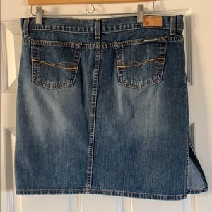 MANAGER Women’s Double Side Split Denim Skirt, Size 31
